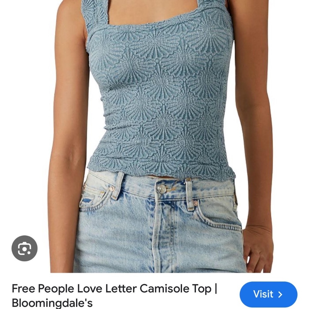 Free People Love Letter Camisole Top